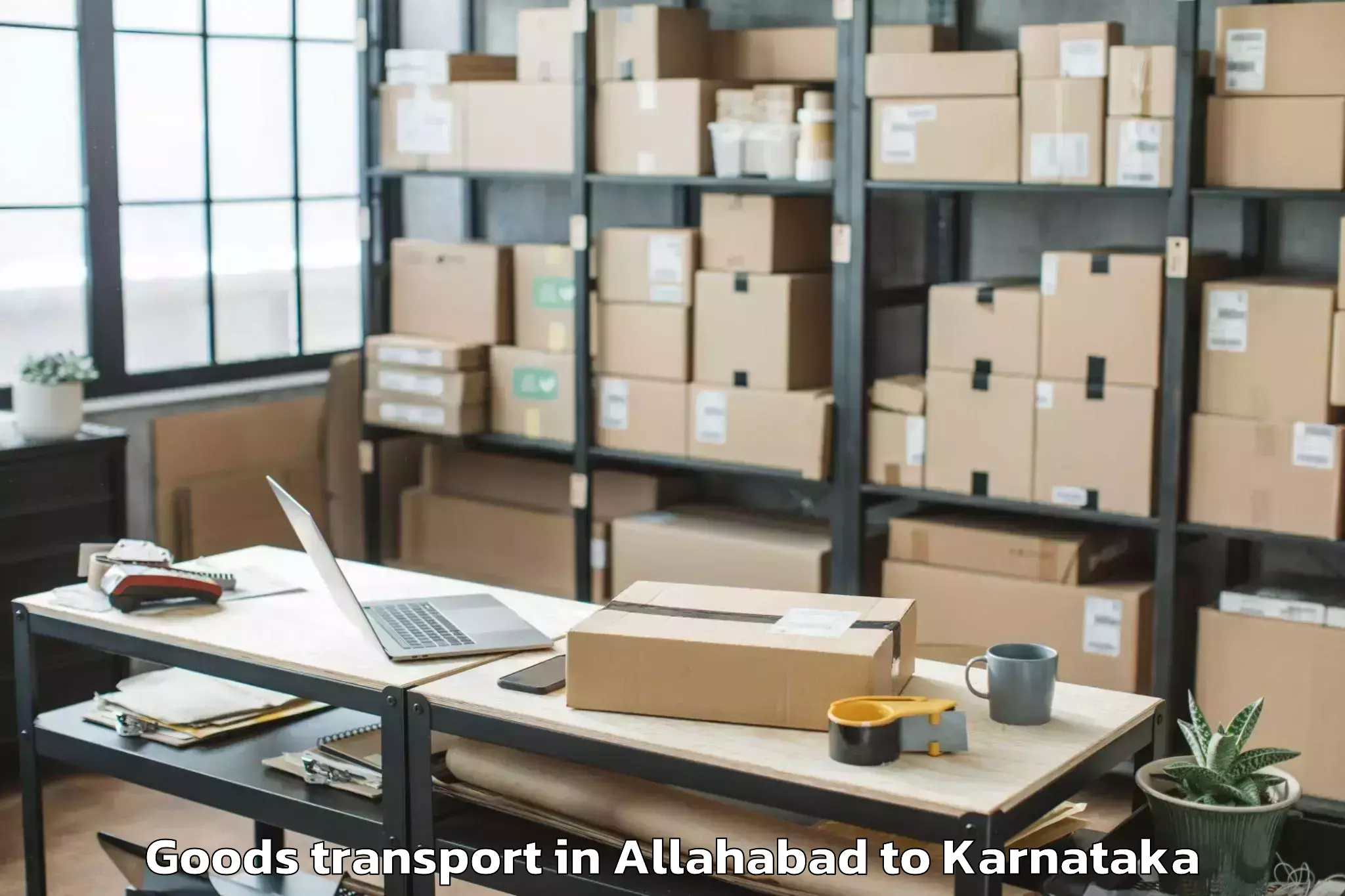 Top Allahabad to Heggadadevankote Hd Kote Goods Transport Available